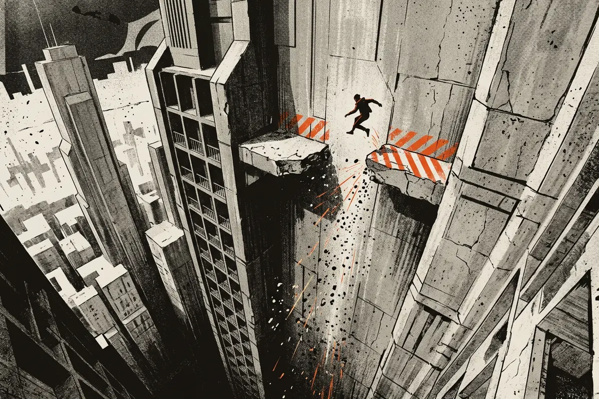 Illustration de Béton Rouge