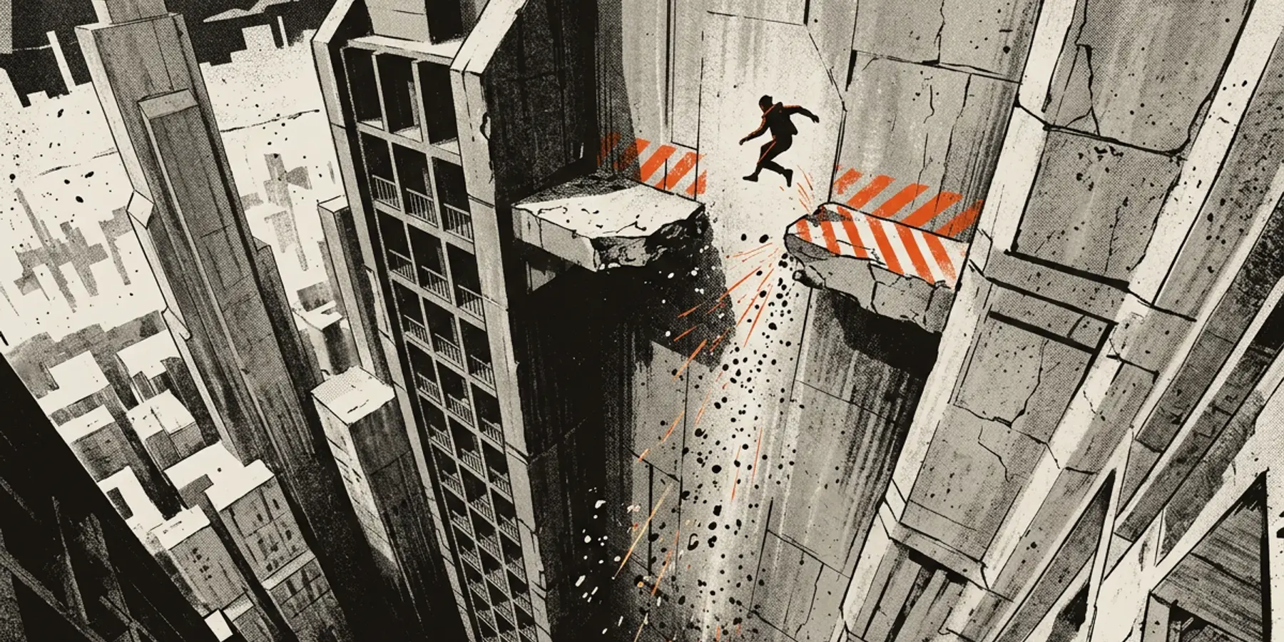 Illustration de Béton Rouge